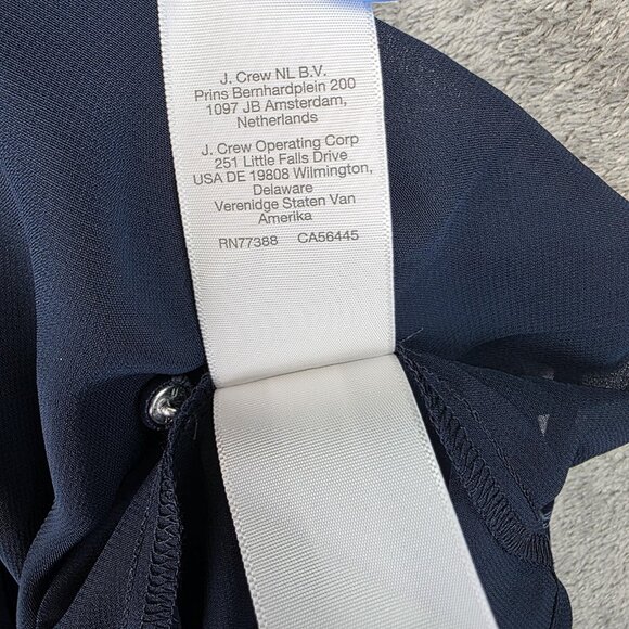 Madewell Dress Womens Large Blue Floral Smocked Waist Long Sleeve Maxi Boho - Picture 11 of 13